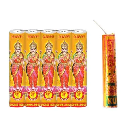 4" Gold Lakshmi Crackers (1 PKT) (5 pcs)